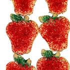 Sugar Cookie - Apple Shaped with red sprinkles and green sprinkles for leaf.  Available in Berkeley.