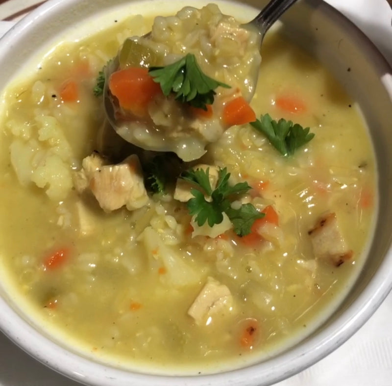 Soup: Chicken Poblano - El Cerrito.
