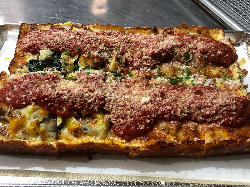 Pizza - Detroit Vegetarian.
