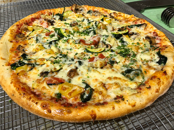 Pizza -Vegetarian Thin Crust.